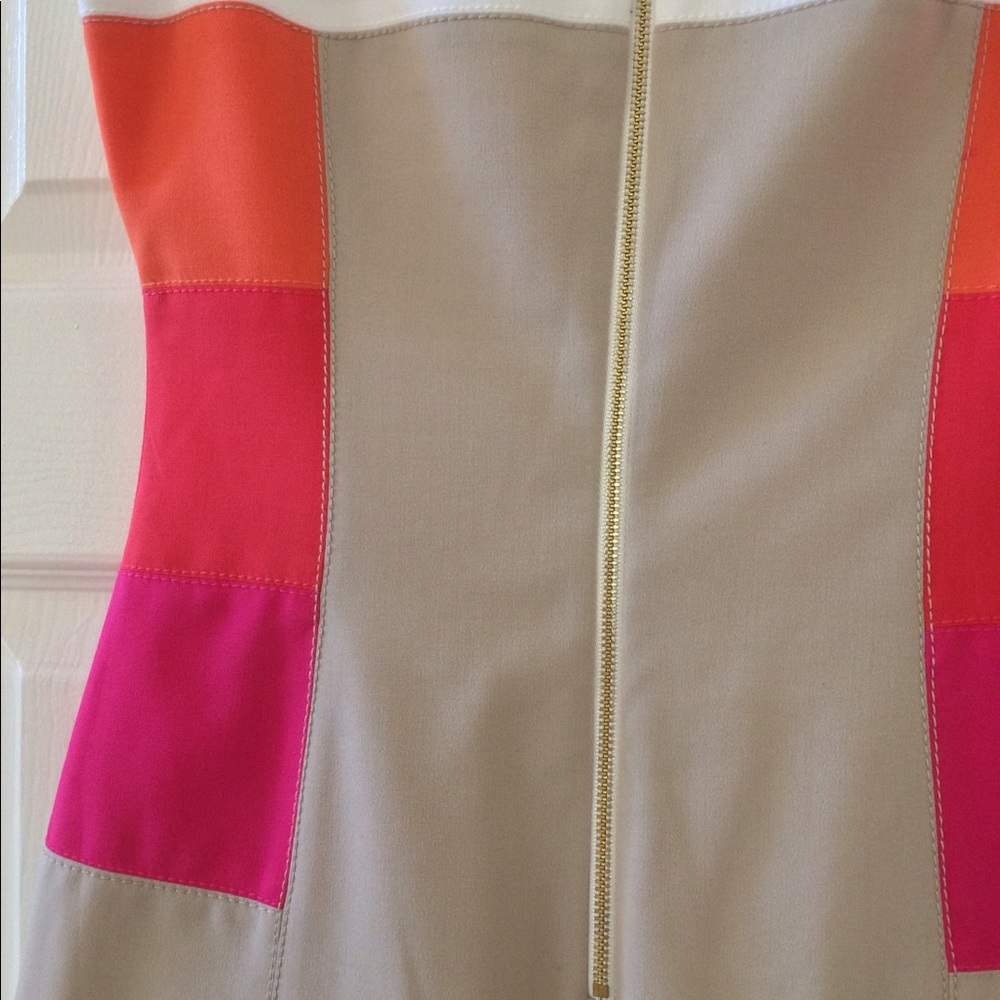 Calvin Klein Colorblock Mid-Length Dress Size 4 - Picture 6 of 8